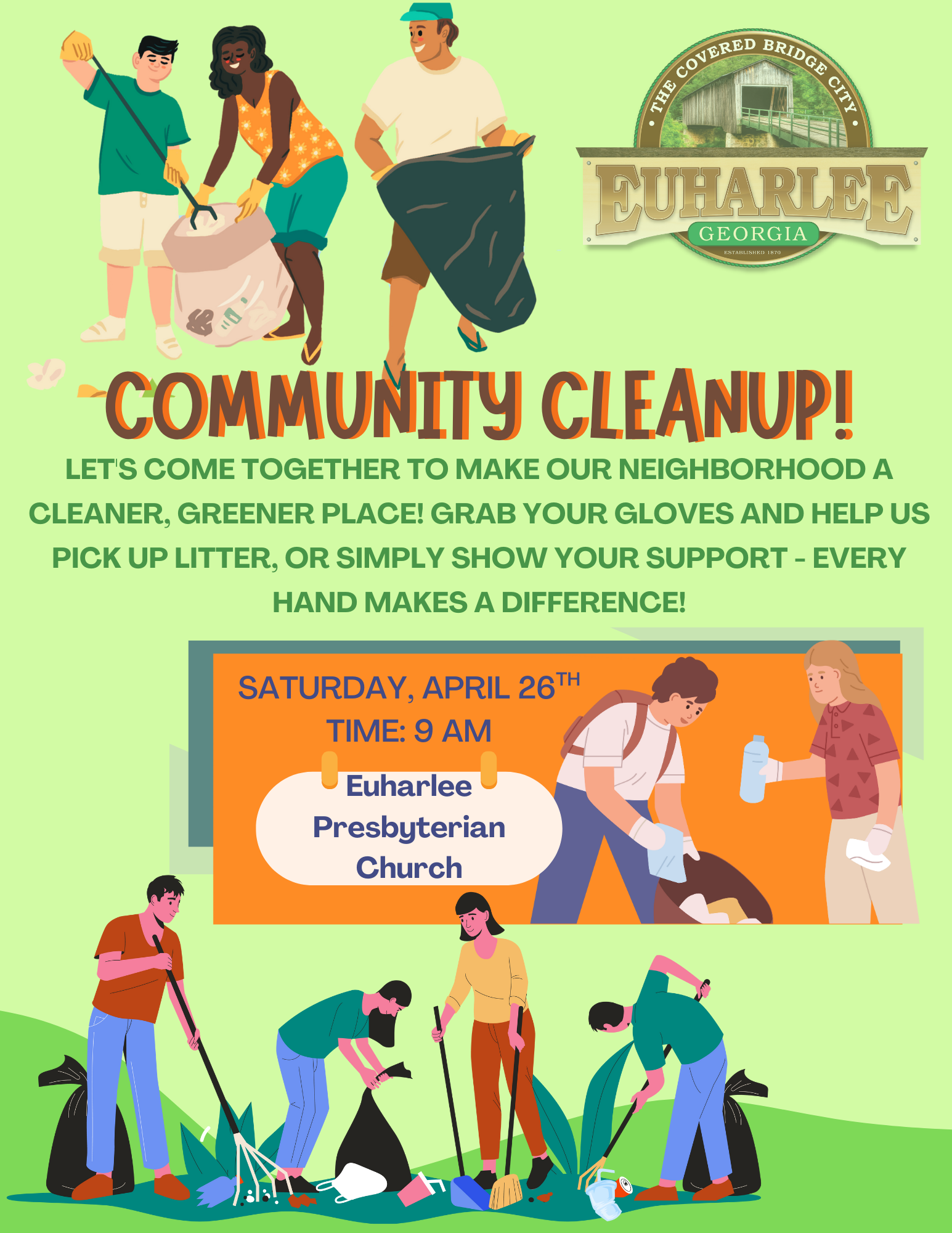 Community Clean-up | City of Euharlee